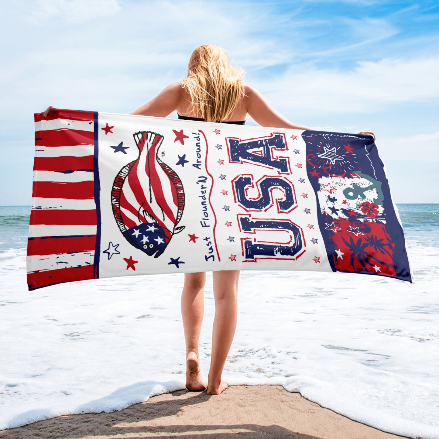 JFA USA Beach Towel