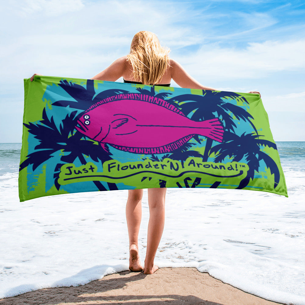 FlounderN Beach Towel