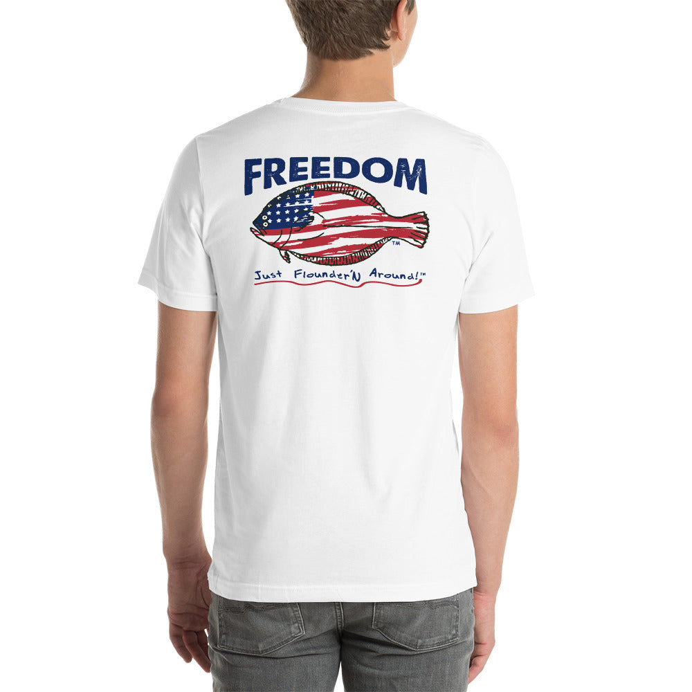 FREEDOM FLOUNDER Short-Sleeve Unisex T-Shirt
