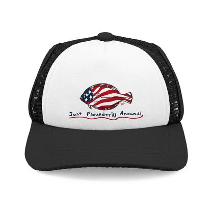 DOG- AMERICAN FLOUNDER Trucker Hat