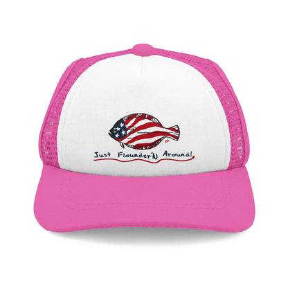 DOG- AMERICAN FLOUNDER Trucker Hat