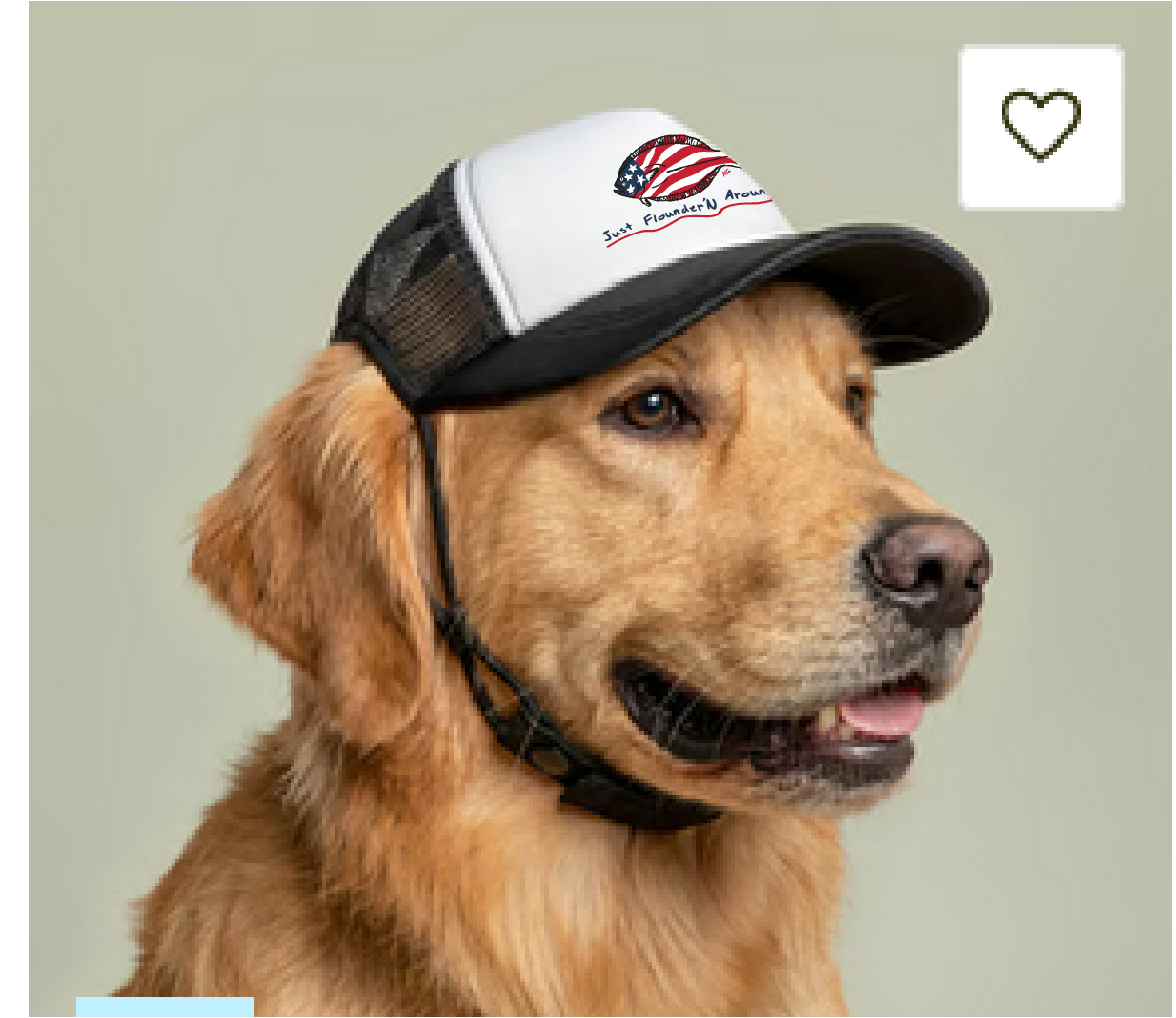 DOG- AMERICAN FLOUNDER Trucker Hat