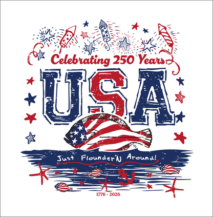 JFA USA 250 YEARS - garment-dyed heavyweight t-shirt