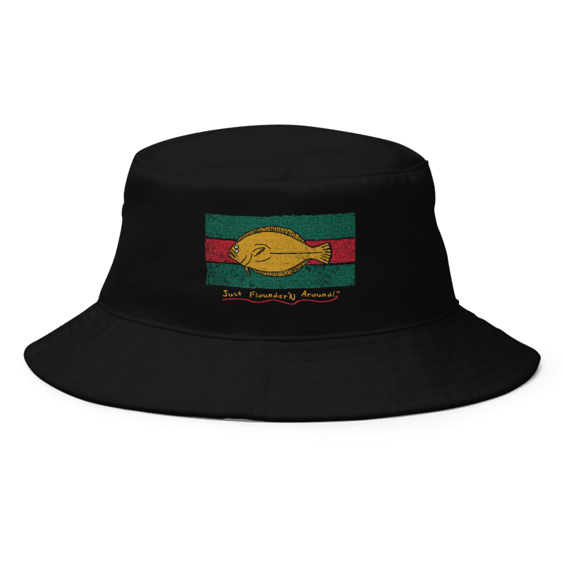 JFA G-Flounder Black Bucket Hat