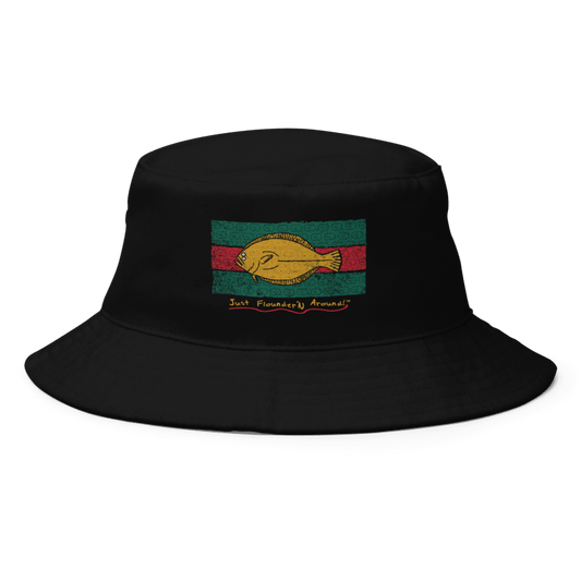 JFA G-Flounder Black Bucket Hat