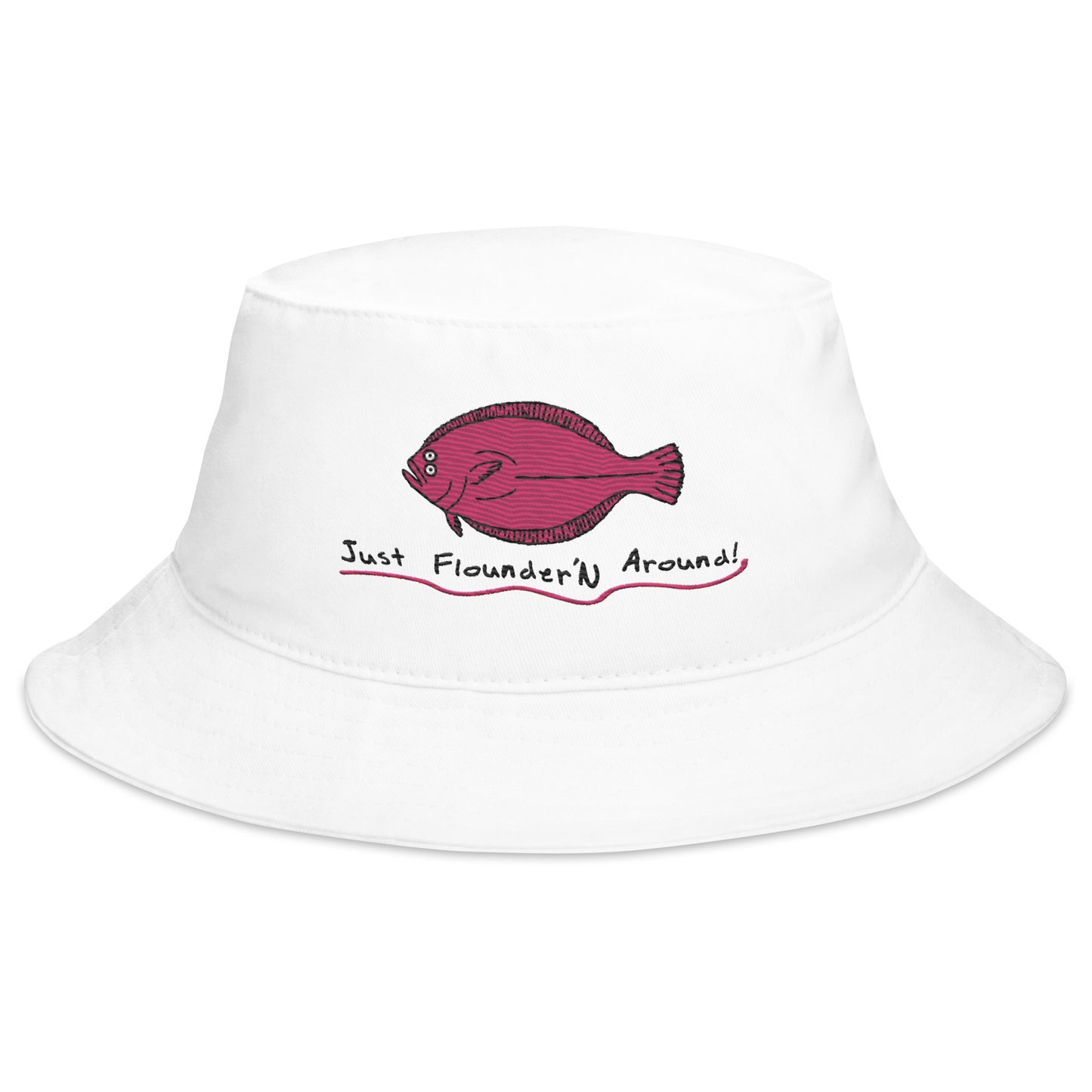 JFA White - Pink Bucket Hat