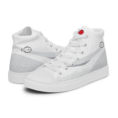 JFA Men’s high top canvas shoes - White/Grey