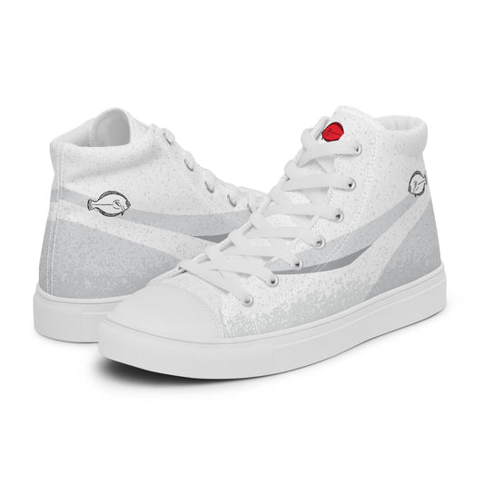 JFA Men’s high top canvas shoes - White/Grey