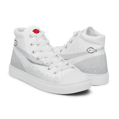 JFA Men’s high top canvas shoes - White/Grey