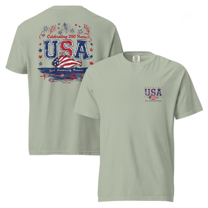 JFA USA 250 YEARS - garment-dyed heavyweight t-shirt