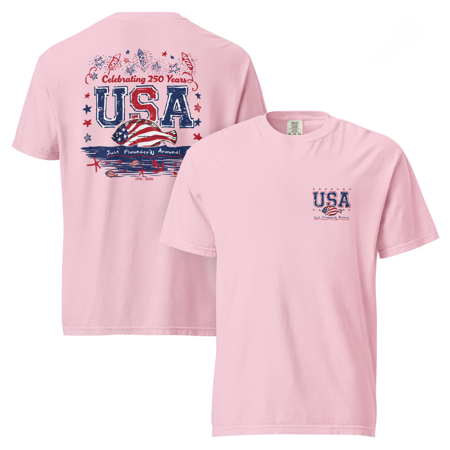 JFA USA 250 YEARS - garment-dyed heavyweight t-shirt
