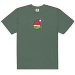 Christmas Flounder Unisex garment-dyed heavyweight t-shirt Blue Spruce