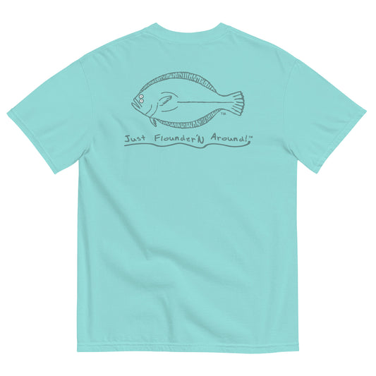 JFA ORIGINAL - Garment-dyed Heavyweight T-shirt - LAGOON-BLUE