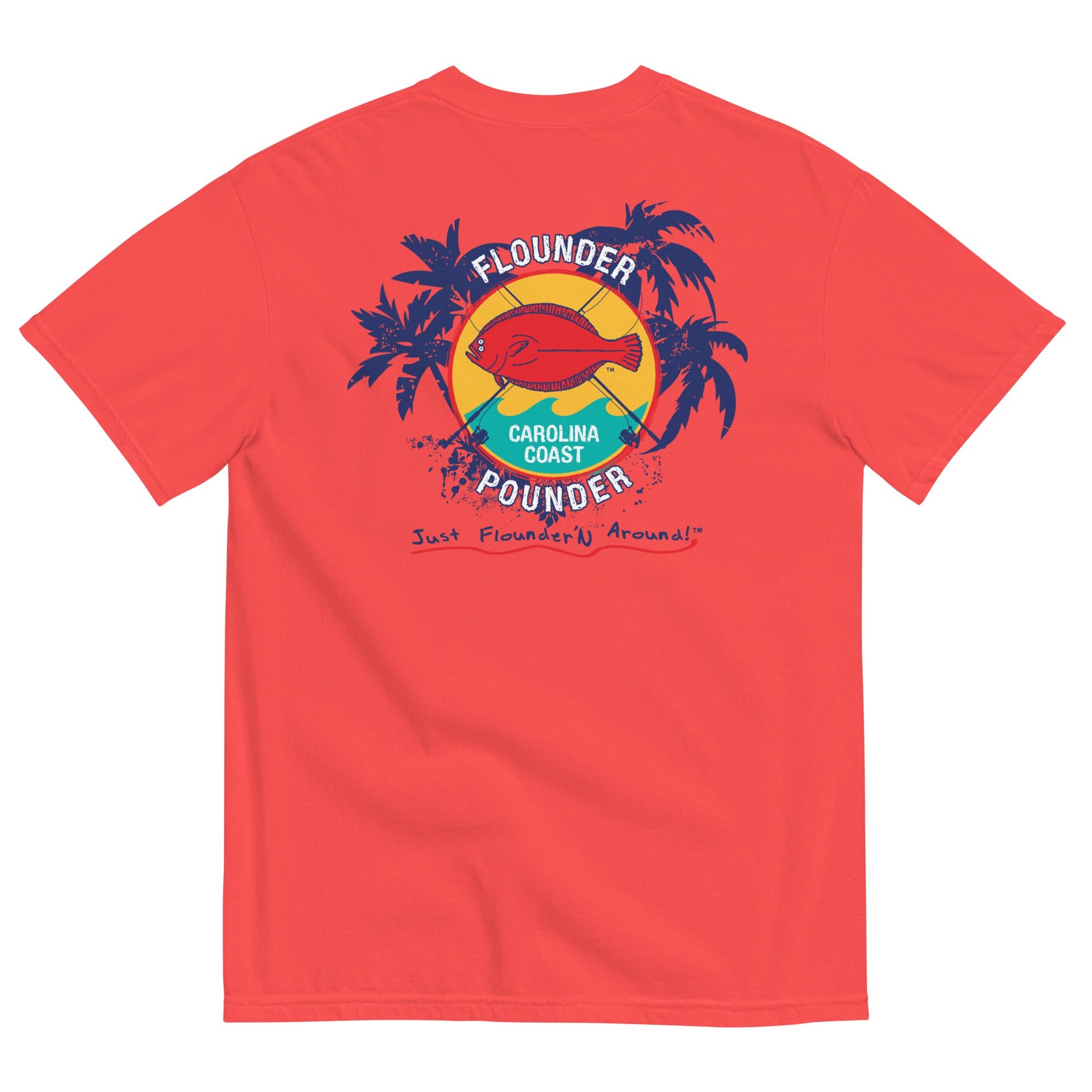 Flounder Pounder Unisex garment-dyed heavyweight t-shirt
