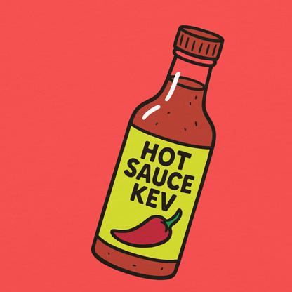 Hot Sauce Kev - Garment-dyed Comfort Color T-shirt