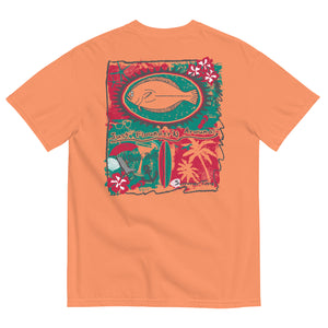 Flounder Time! Unisex garment-dyed heavyweight t-shirt