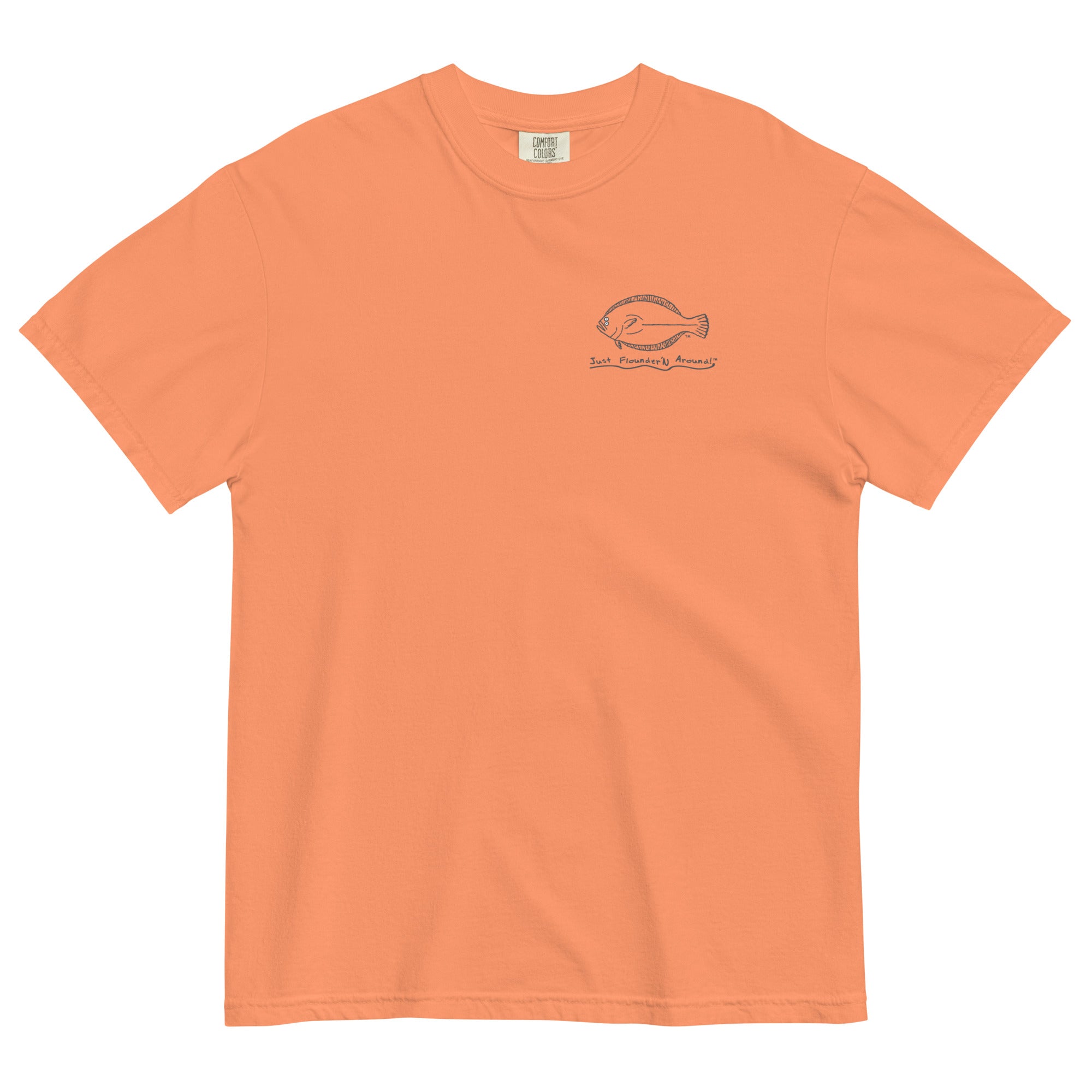 Flounder Time! Unisex garment-dyed heavyweight t-shirt