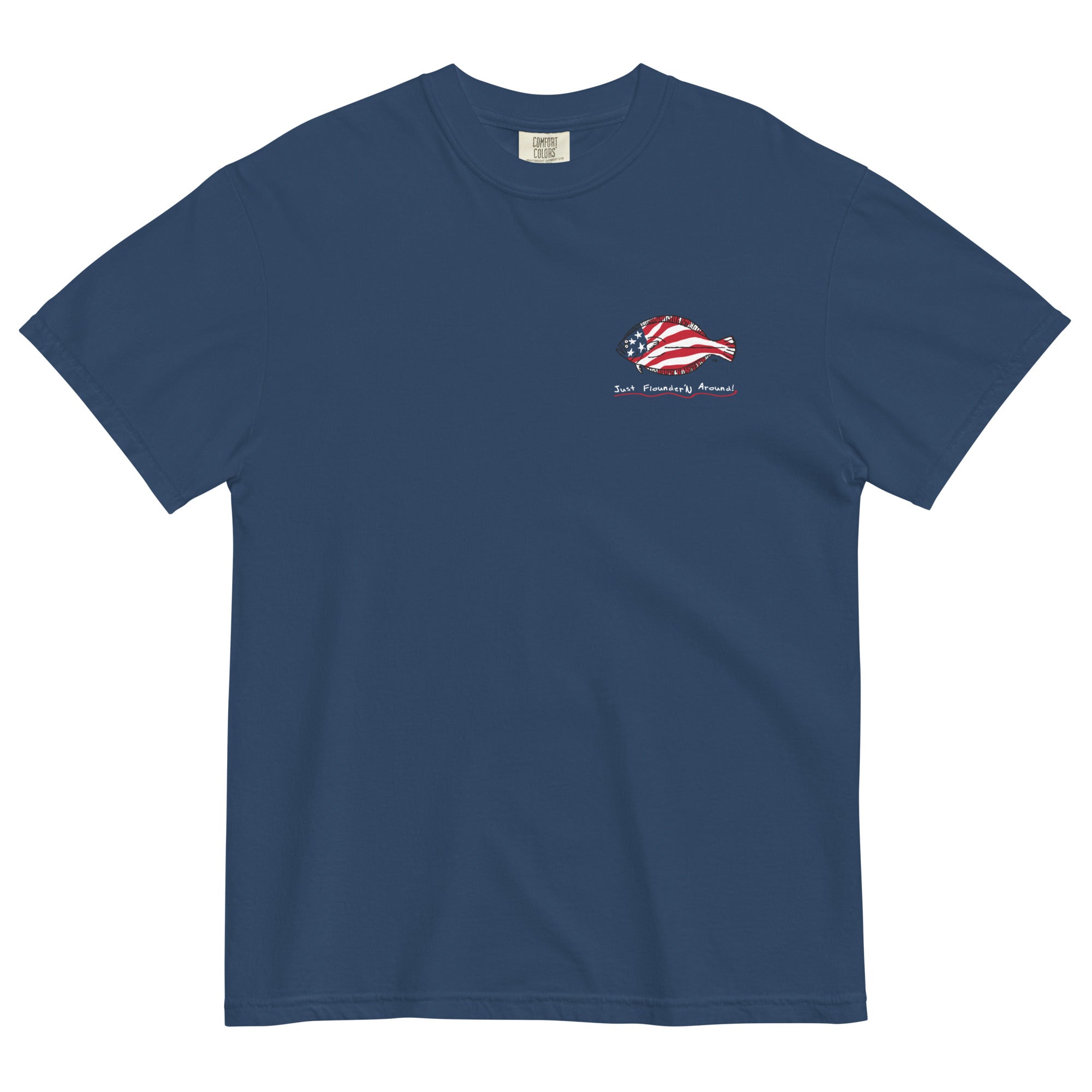 JFA USA- NAVY COMFORT COLORS garment-dyed heavyweight t-shirt