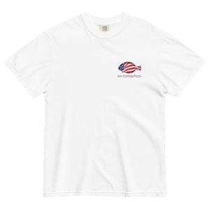 JFA USA WHITE COMFORT COLORS -Unisex garment-dyed heavyweight t-shirt