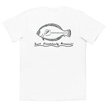 JFA ORIGINAL White Comfort Colors garment-dyed pocket t-shirt