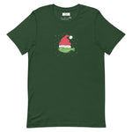 Christmas Flounder Unisex T-Shirt Forest Green