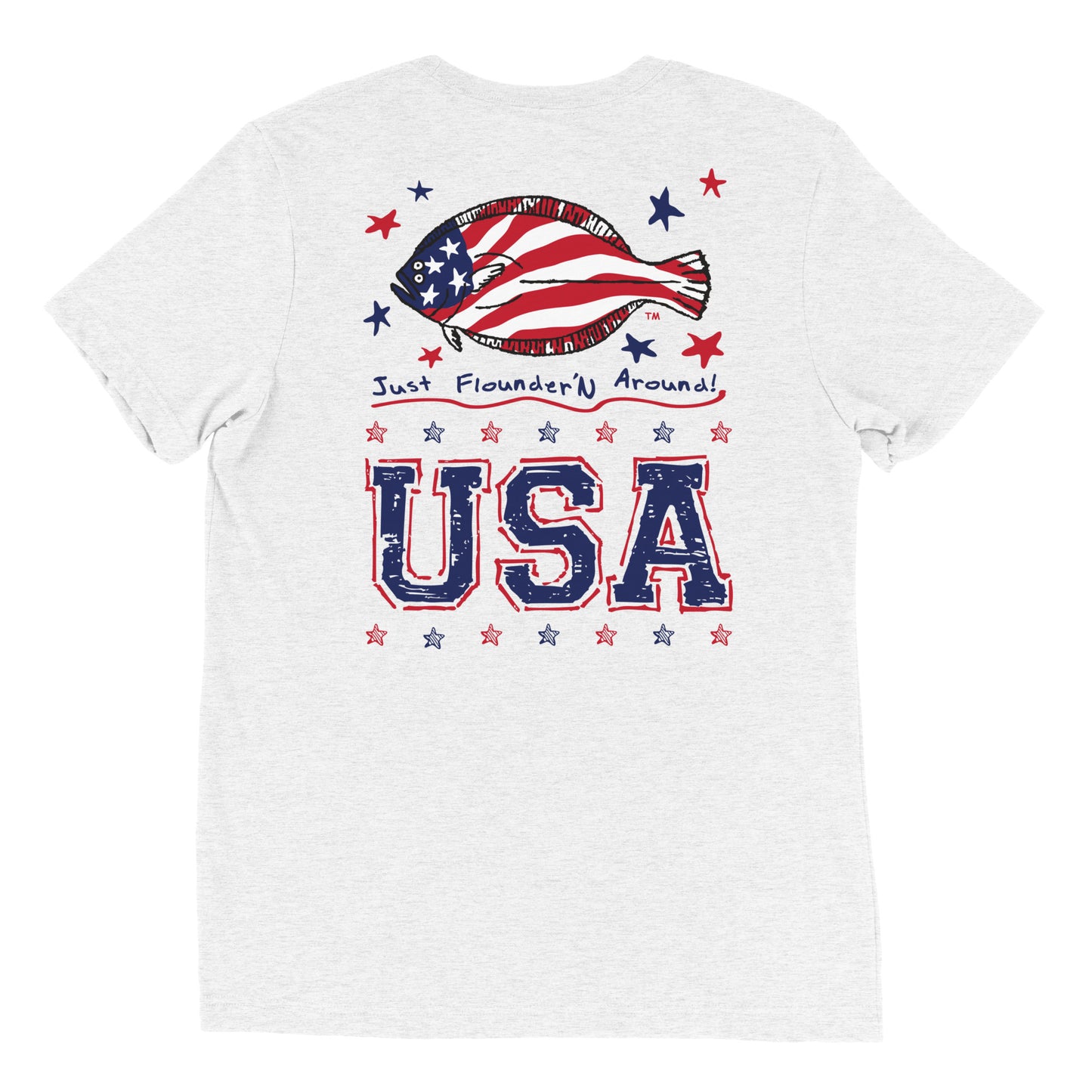 JFA USA White Light Weight Short sleeve t-shirt