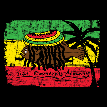 Rasta Black Short-Sleeve Unisex T-Shirt