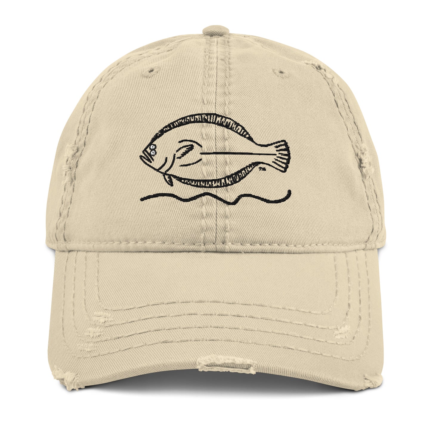 JFA Khaki color - Distressed Dad Hat