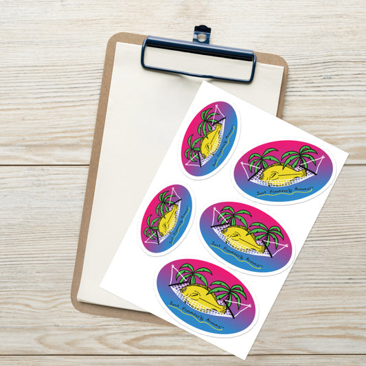 HAMMOCK FLOUNDER Sticker sheet
