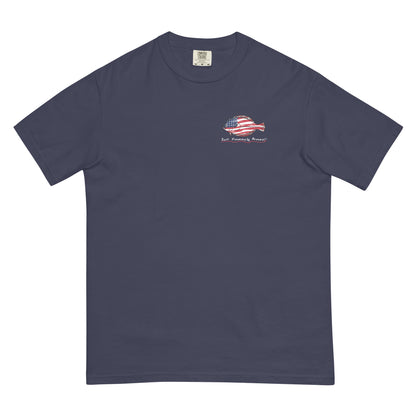 FREEDOM FLOUNDER COLOR NAVY - Men’s garment-dyed heavyweight t-shirt