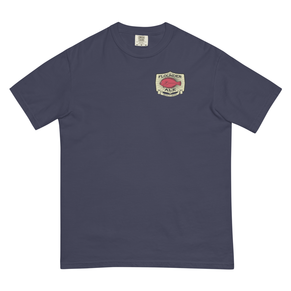 JFA BEACH BEER DARK BLUE - Men’s garment-dyed heavyweight t-shirt