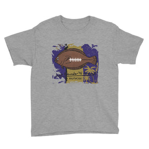 Kids Baltimore Football Flounder - Short Sleeve T-Shirt