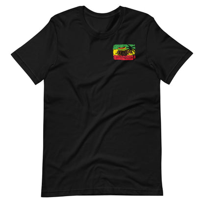 Rasta Black Short-Sleeve Unisex T-Shirt