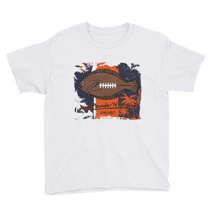 Kids Chicago Football Flounder - Short Sleeve T-Shirt