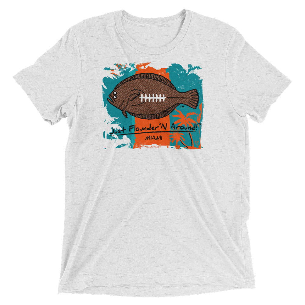 Miami Football Flounder Light Weight Short Sleeve T-Shirt