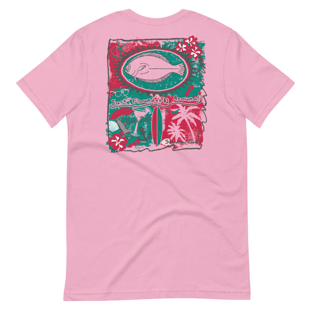 Summertime! Just Flounder'N Around Short-Sleeve Unisex T-Shirt