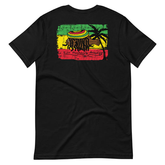 Rasta Black Short-Sleeve Unisex T-Shirt