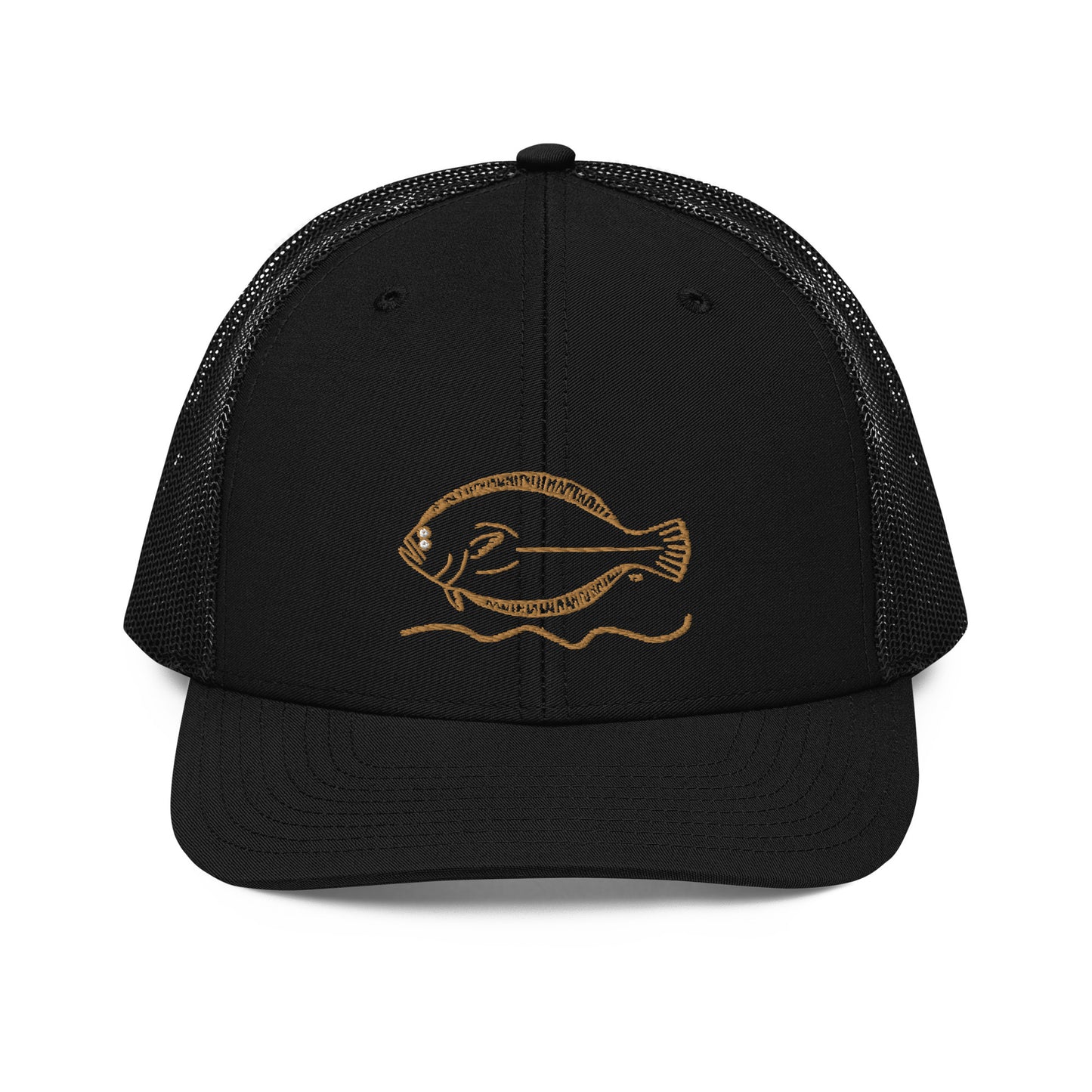 JFA Black / Black color - Mesh Back Trucker Cap