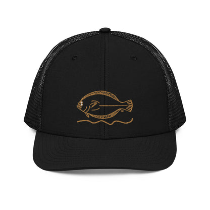 JFA Black / Black color - Mesh Back Trucker Cap