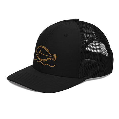JFA Black / Black color - Mesh Back Trucker Cap