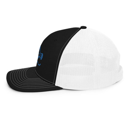 JFA Black / White color - Mesh Back Trucker Cap