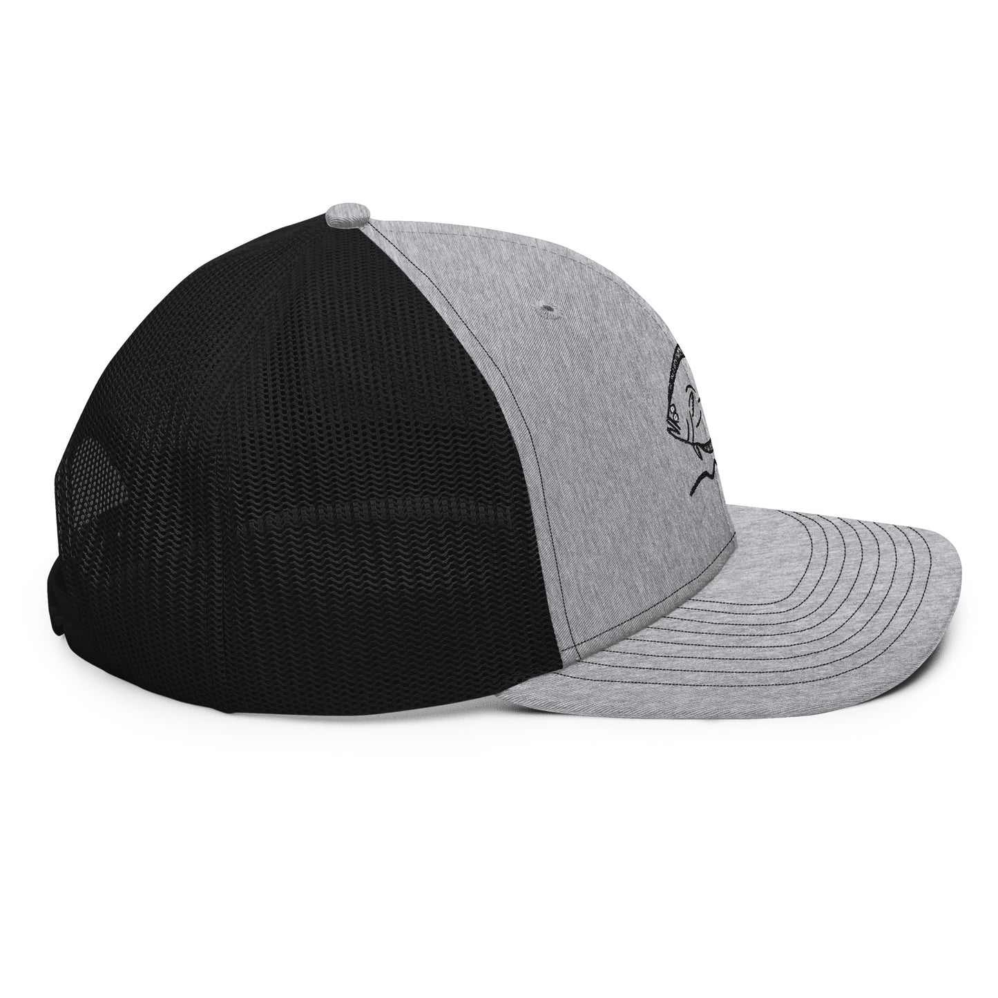 JFA Grey / Black color - Mesh Back Trucker Cap