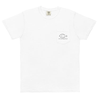 JFA SUMMERTIME COLOR WHITE -  garment-dyed Pocket t-shirt