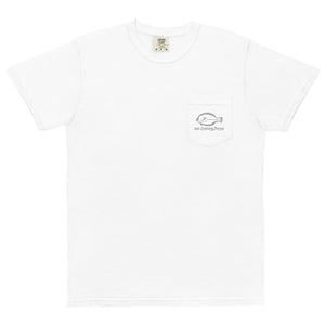 JFA SUMMERTIME COLOR WHITE -  garment-dyed Pocket t-shirt