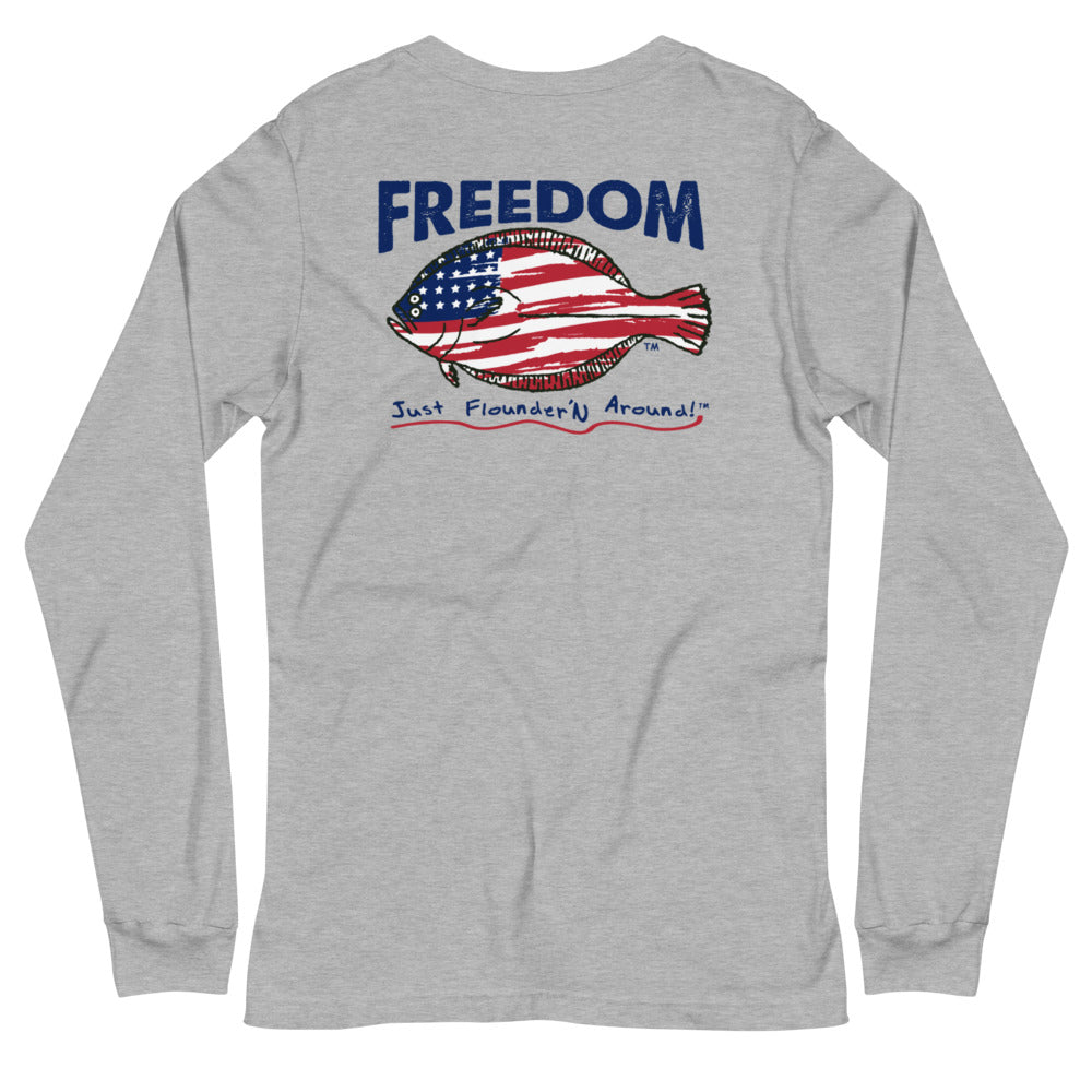 FREEDOM FLOUNDER - Unisex Long Sleeve Tee