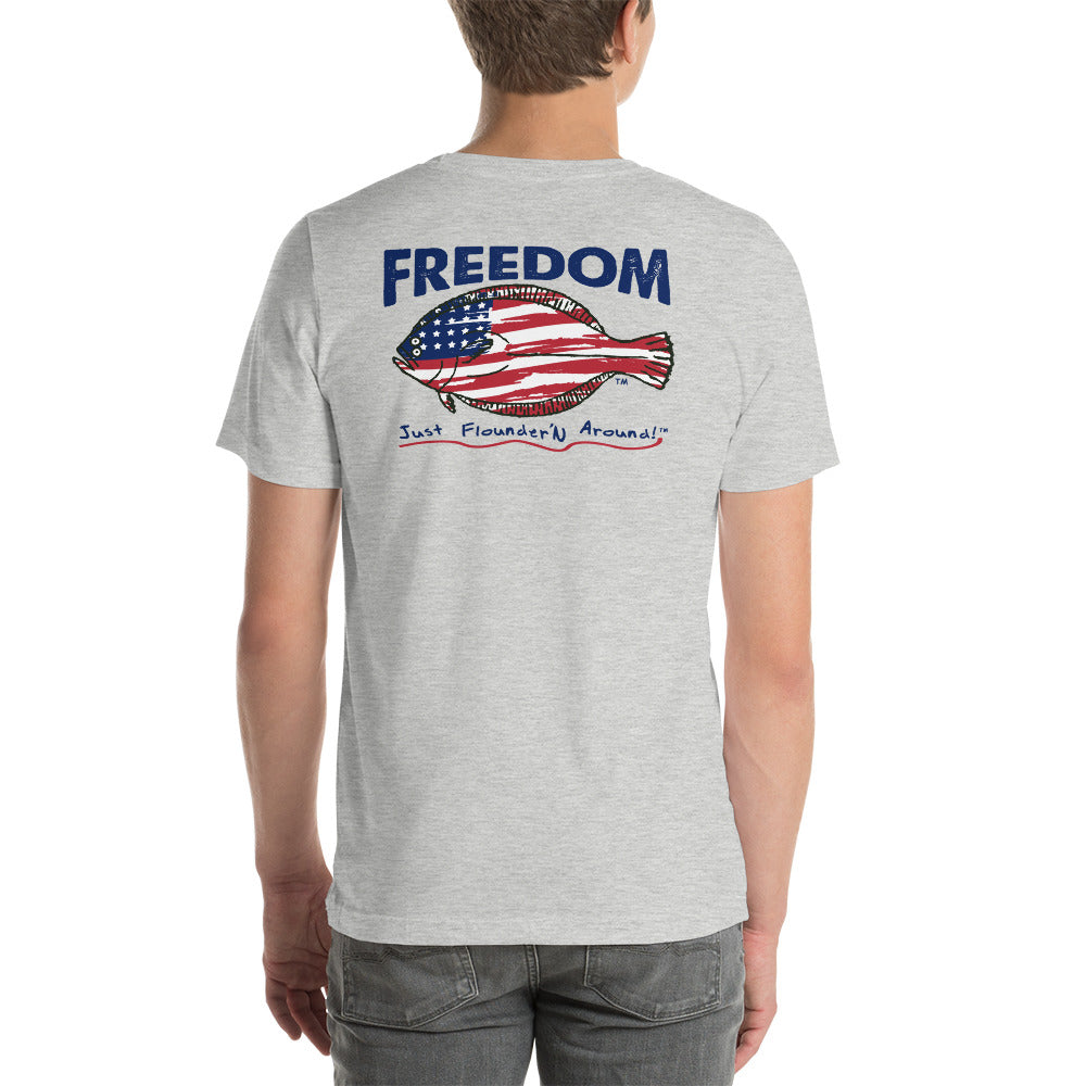 FREEDOM FLOUNDER Short-Sleeve Unisex T-Shirt