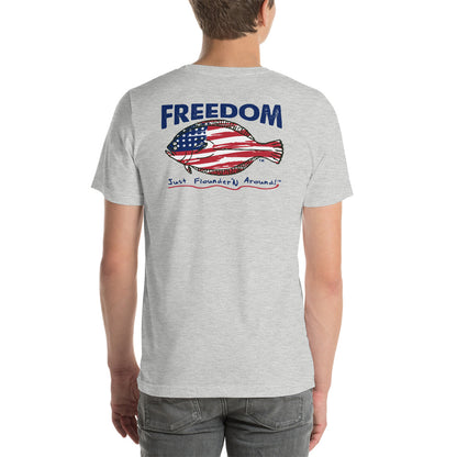 FREEDOM FLOUNDER Short-Sleeve Unisex T-Shirt
