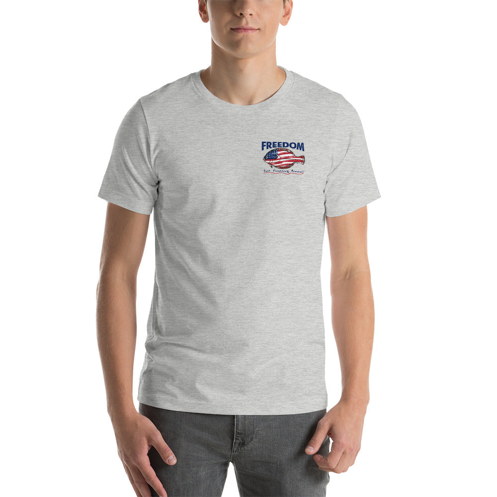 FREEDOM FLOUNDER Short-Sleeve Unisex T-Shirt