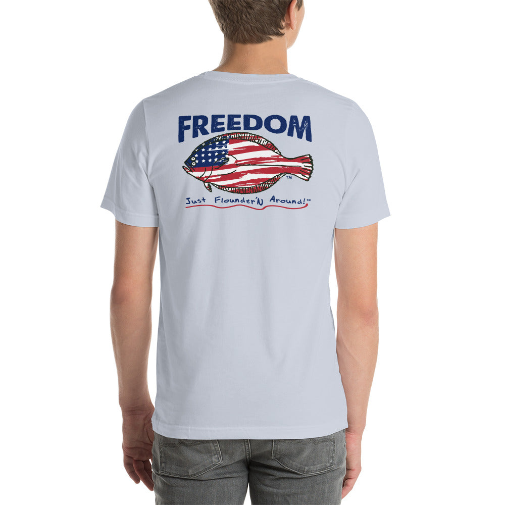 FREEDOM FLOUNDER Short-Sleeve Unisex T-Shirt