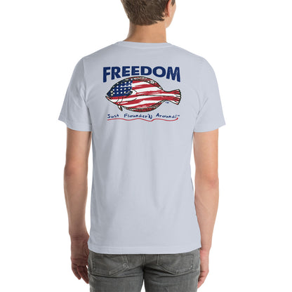 FREEDOM FLOUNDER Short-Sleeve Unisex T-Shirt